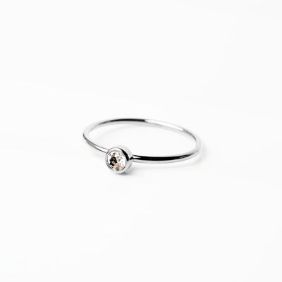 Waterproof Collette Solitaire Stacking Ring