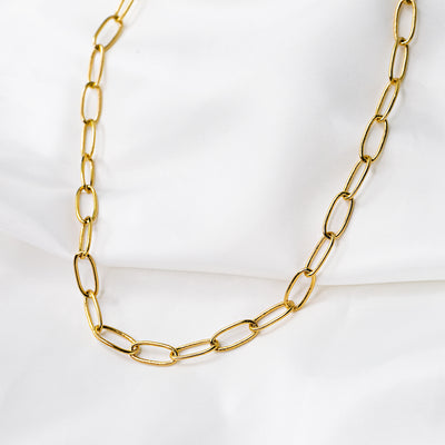 Majorca Oval Chain Link Necklace