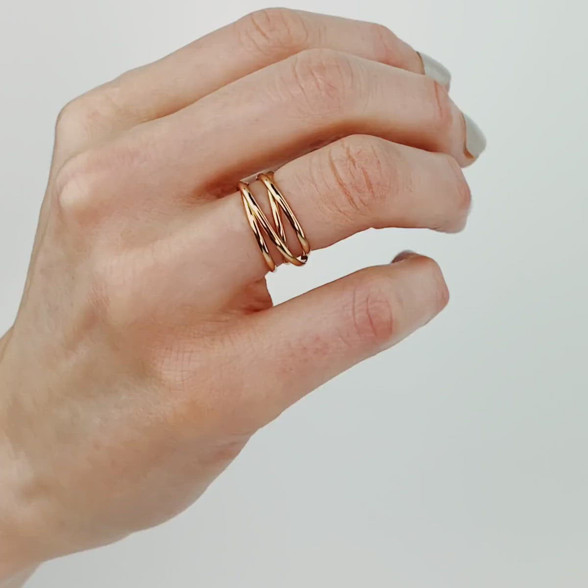 Woven Thick Band Ring
