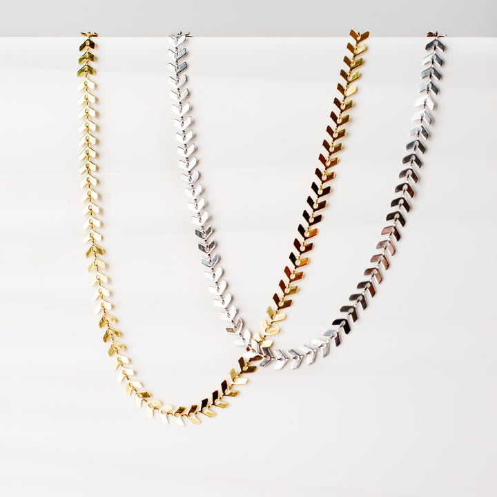 CiaraWaterproofChevronChainNec CiaraWaterproofChevronChainNec