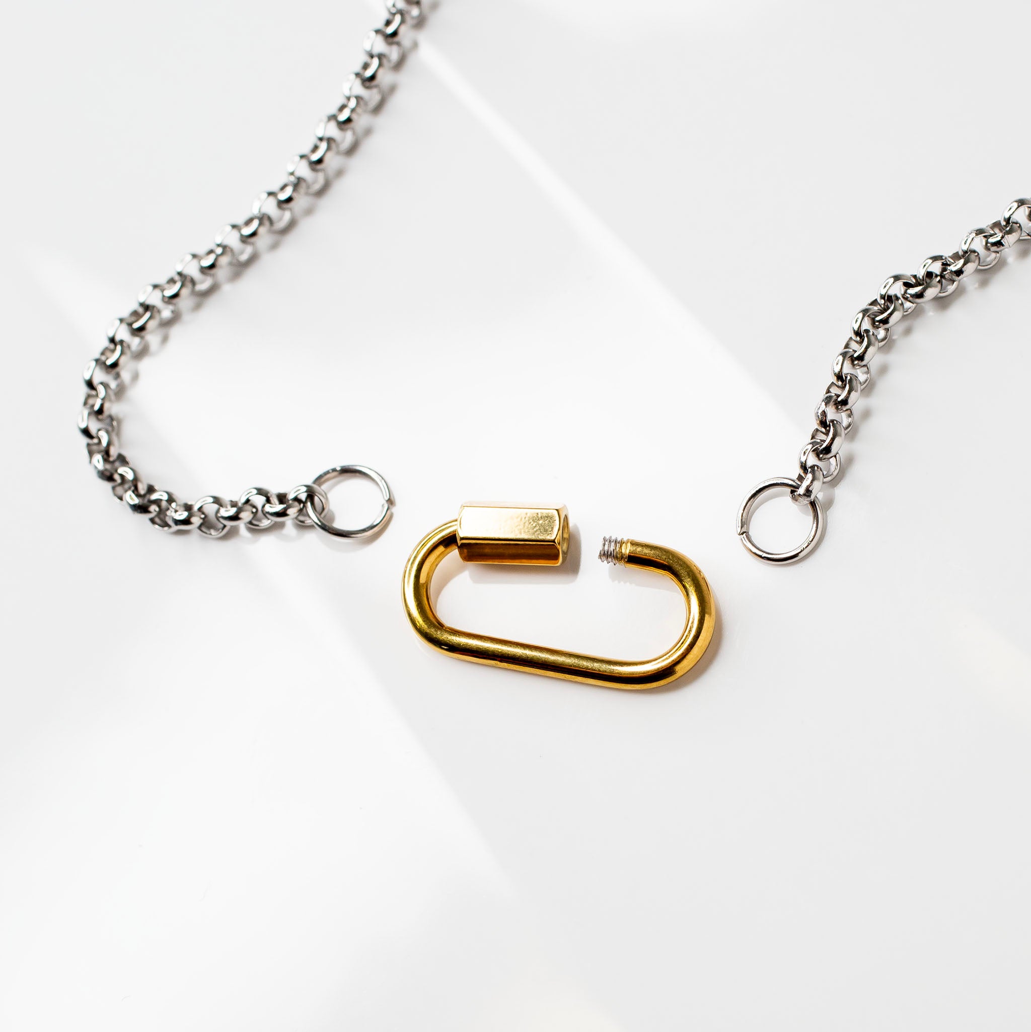 Emerson Waterproof Locking Carabiner Chain Necklace – Grayling