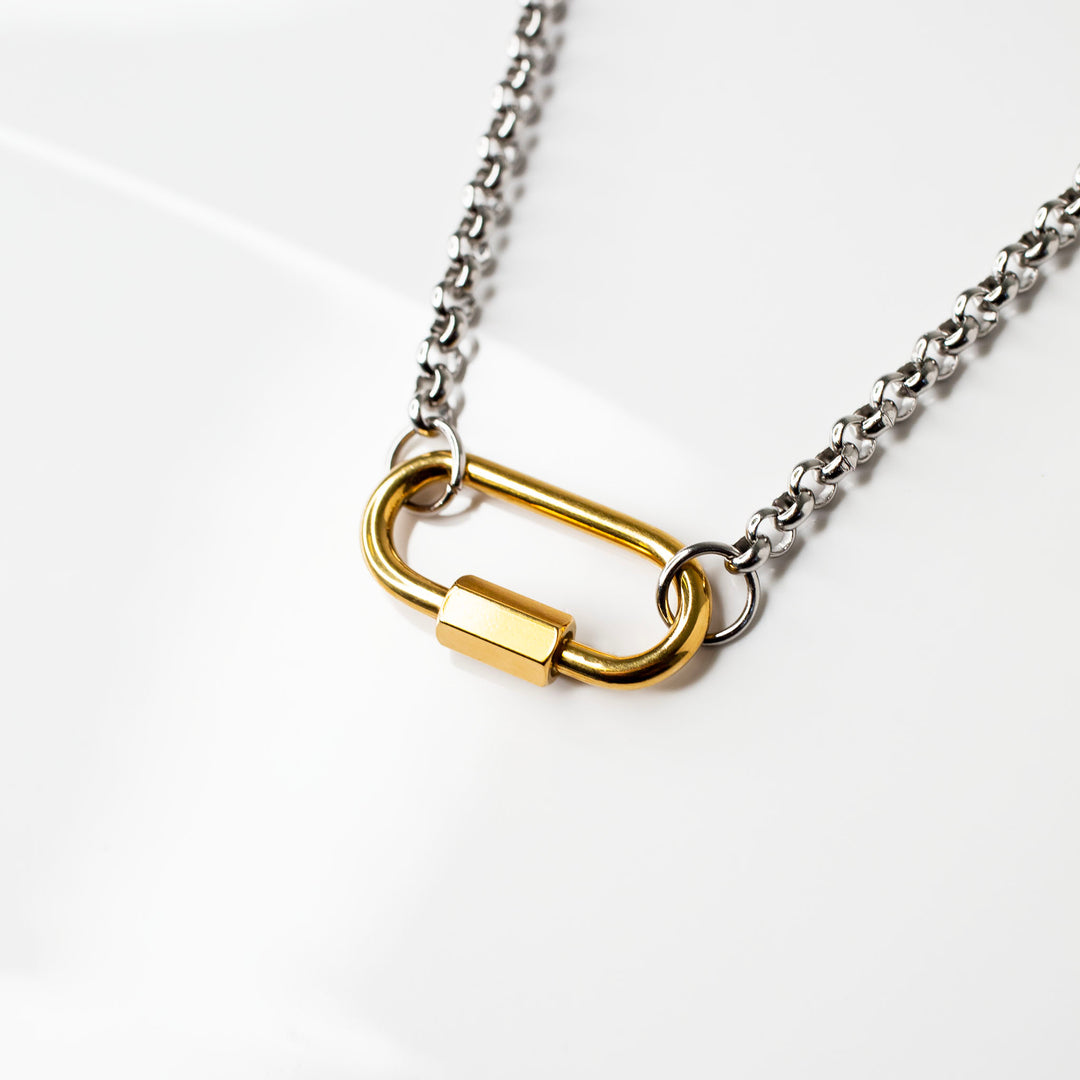 Emerson Waterproof Locking Carabiner Chain Necklace – Grayling Emerson Waterproof Locking Carabiner Chain Necklace – Grayling