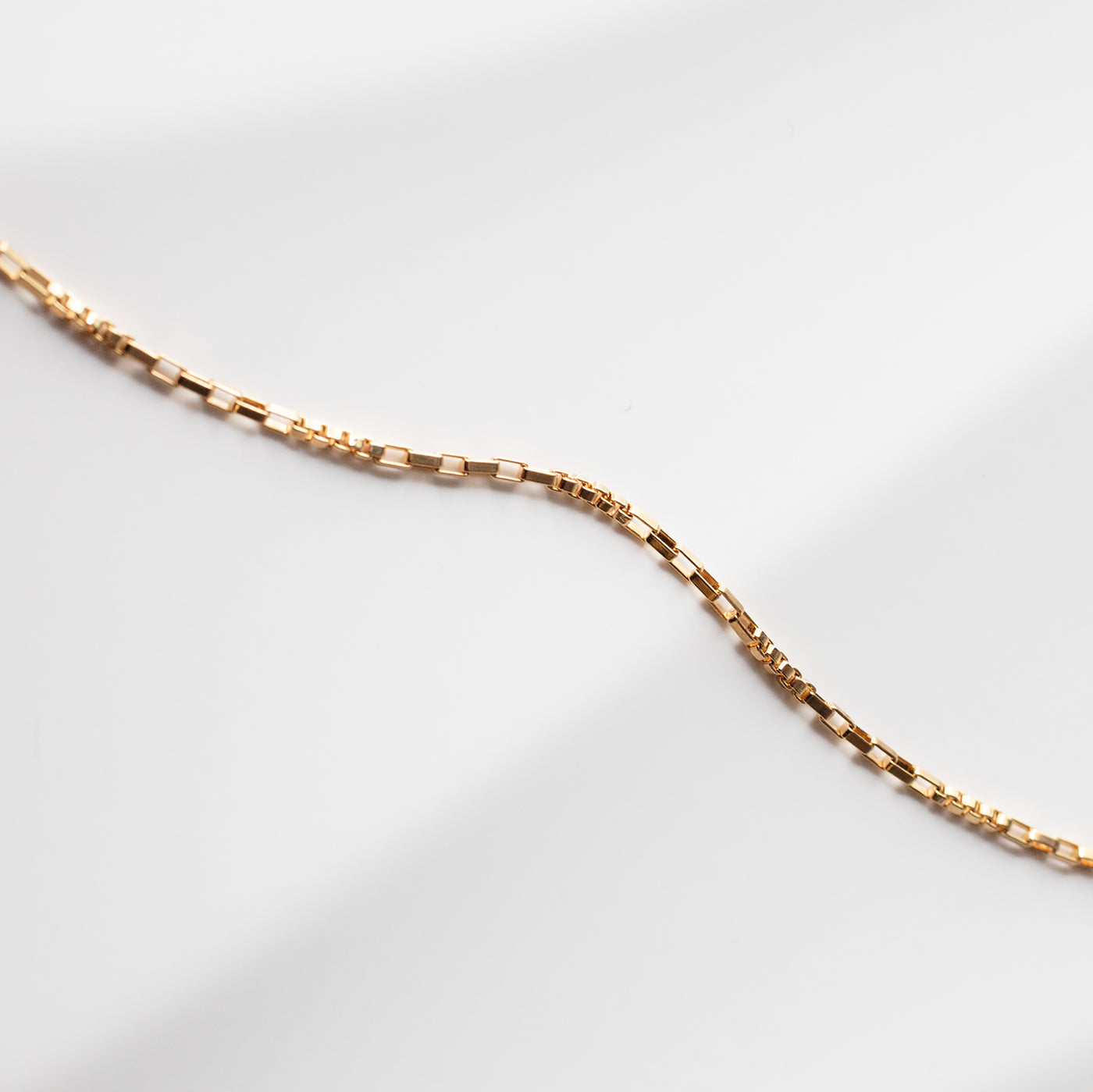 Rounded Box Chain Necklace – Gina Cueto