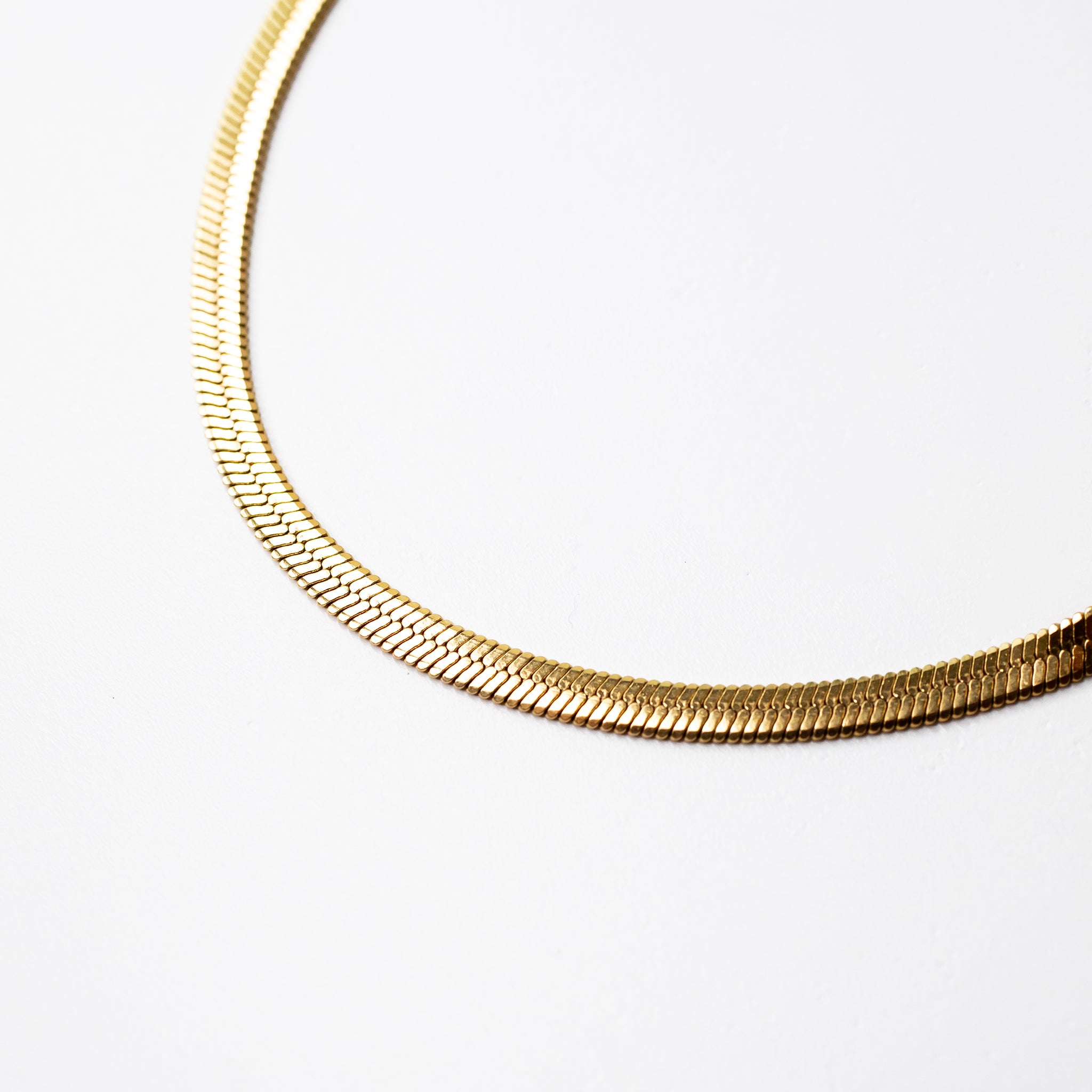 Herringbone Chain Necklace – Bespoke Fine Jewelry Ltd
