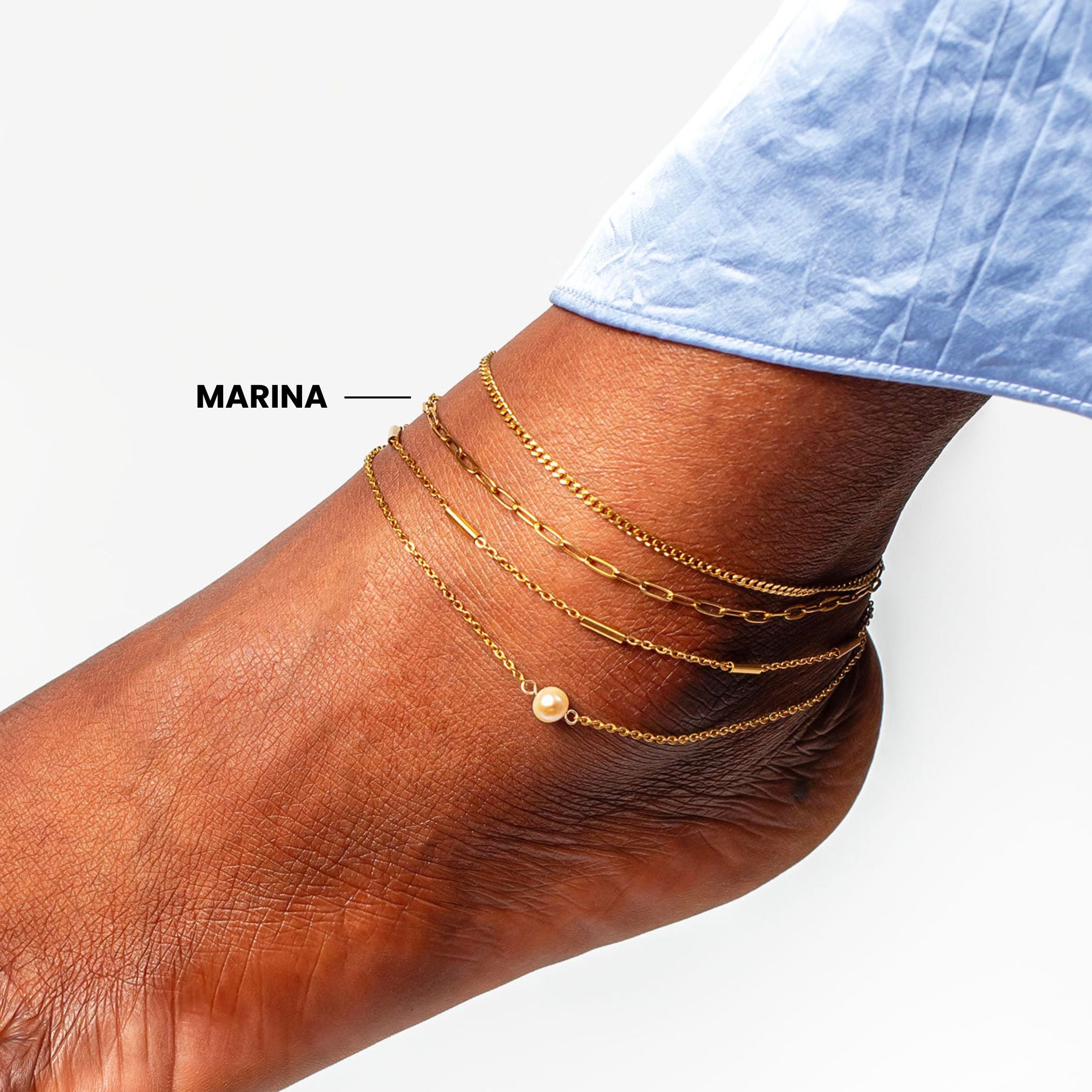 MarinaWaterproofChainAnklet-