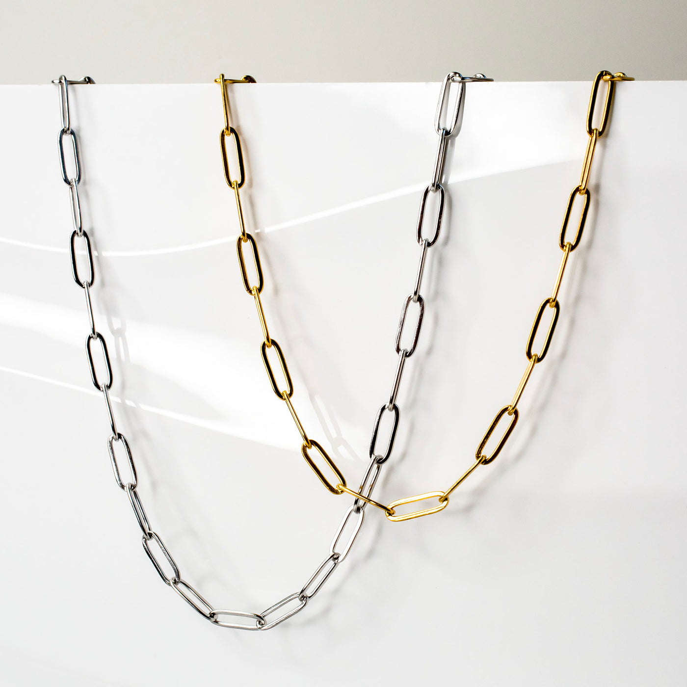 Waterproof Mila Paperclip Chain Necklace