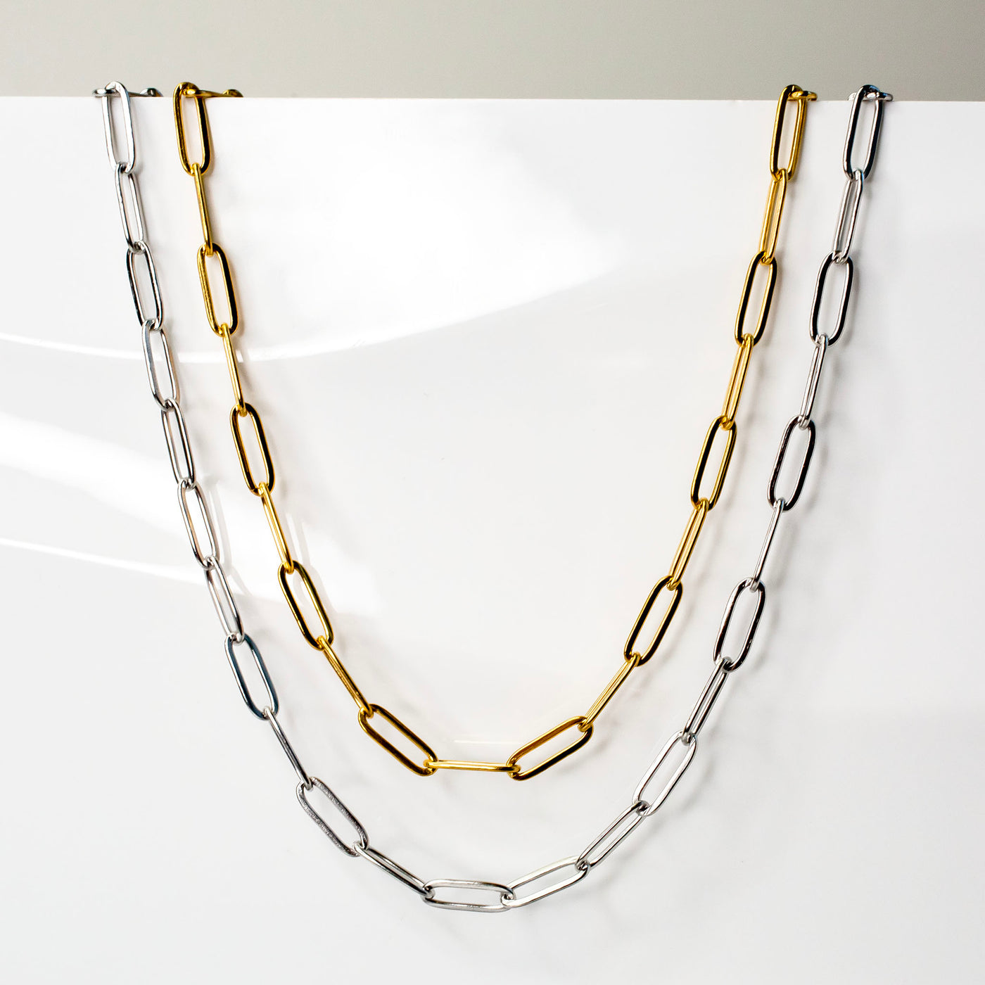 Waterproof Mila Paperclip Chain Necklace