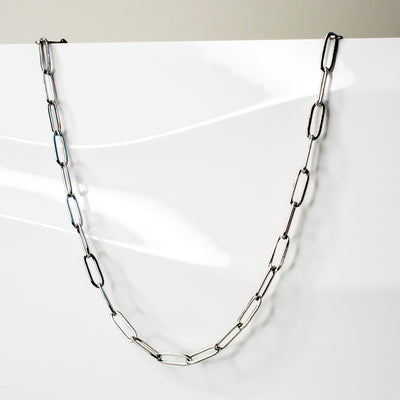 Waterproof Mila Paperclip Chain Necklace