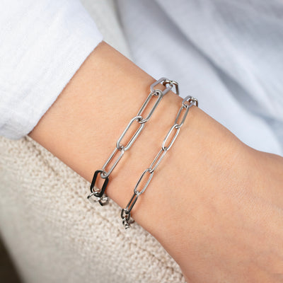 Waterproof Mila Paperclip Chain Bracelet