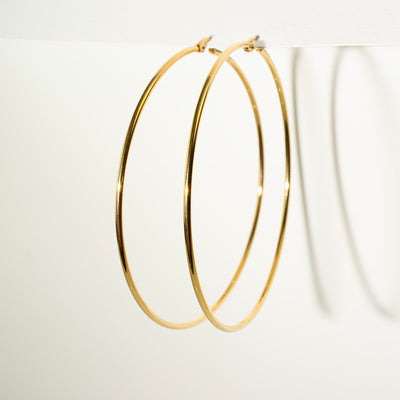 Prism High Shine Giant Hoop Earrings - Proceeds Donated