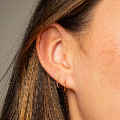 The Streamlined Clicker Hoop Earring Set