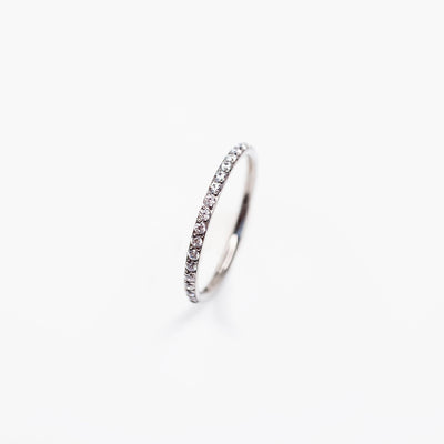 Wisp Crystal Pave Hinged Segment Ring - Titanium Cartilage Hoop for Noses, Ears + More