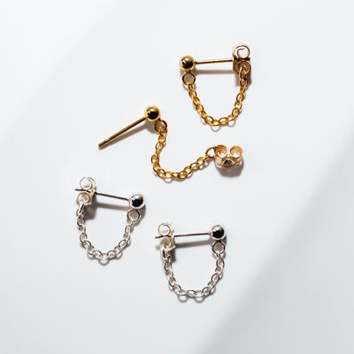 Aria Chain Cuff Earrings