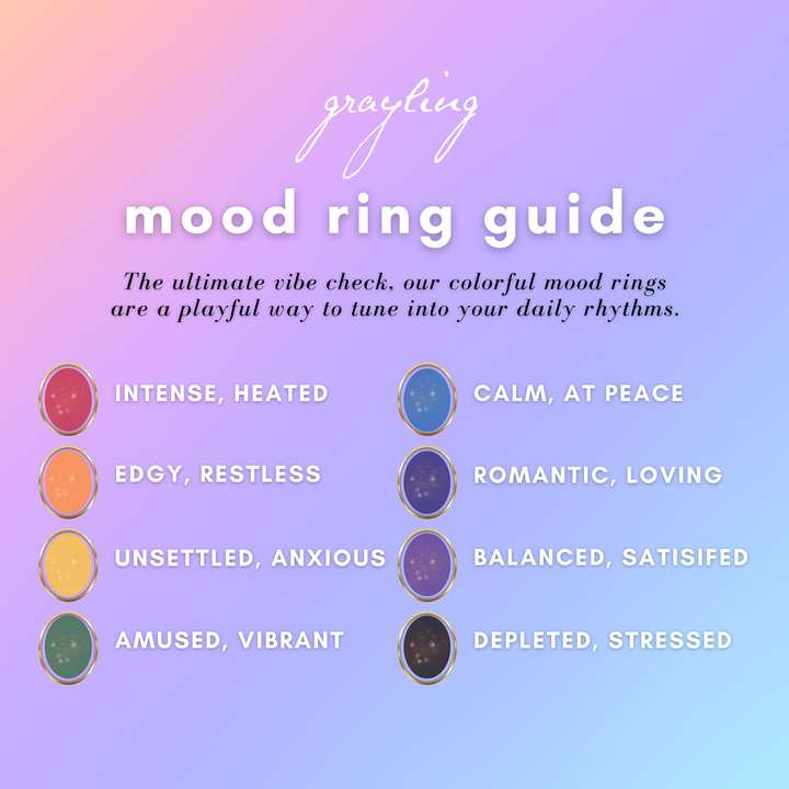 Purple deals flesh mood ring