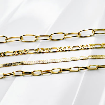 Majorca + Luxe Chain Bracelet Layering Set