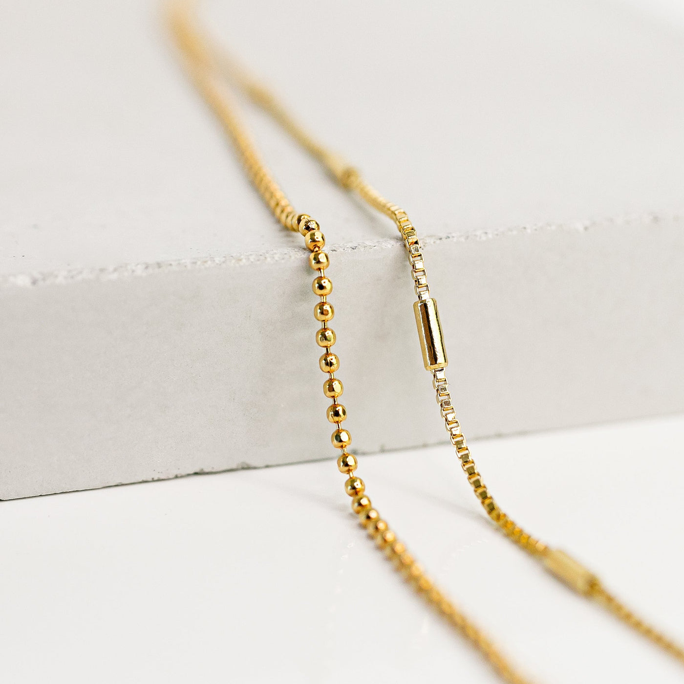 Alba + Corsica Chain Necklace Layering Set