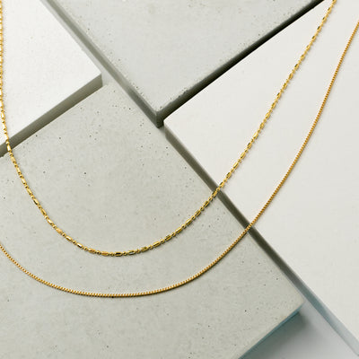 Avila + Cleo Chain Necklace Layering Set
