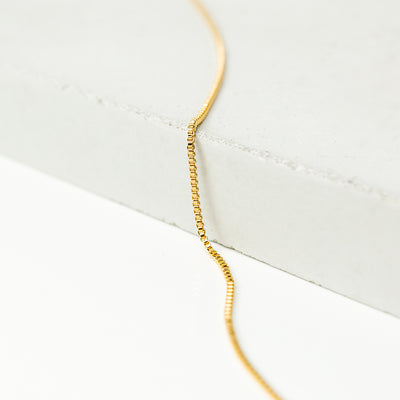 Cleo Delicate Box Chain Necklace