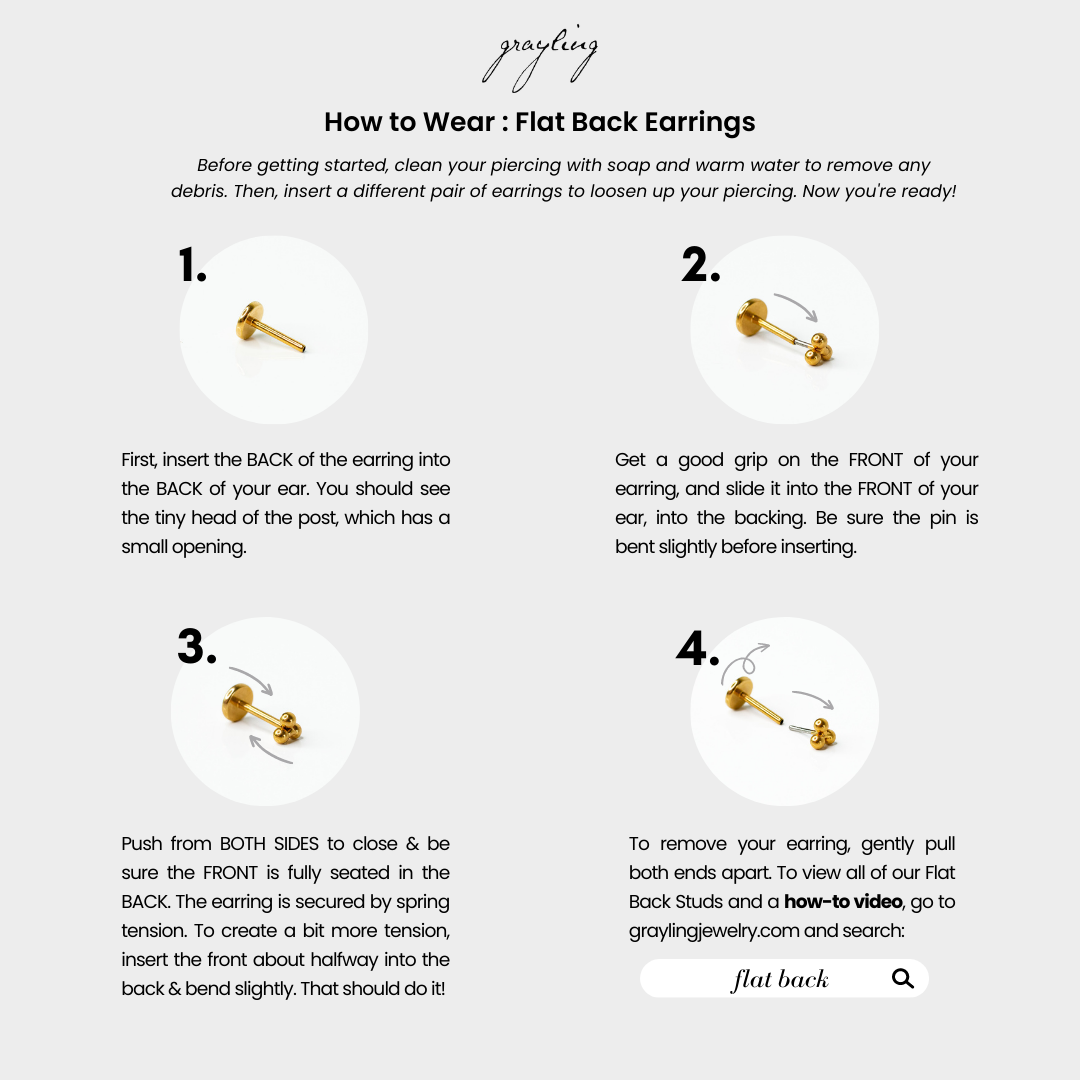 Earring Backs Guide