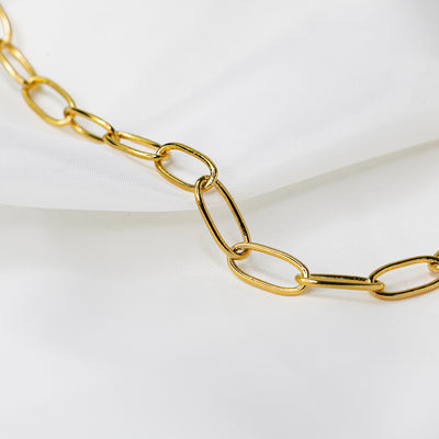Majorca Oval Chain Link Necklace