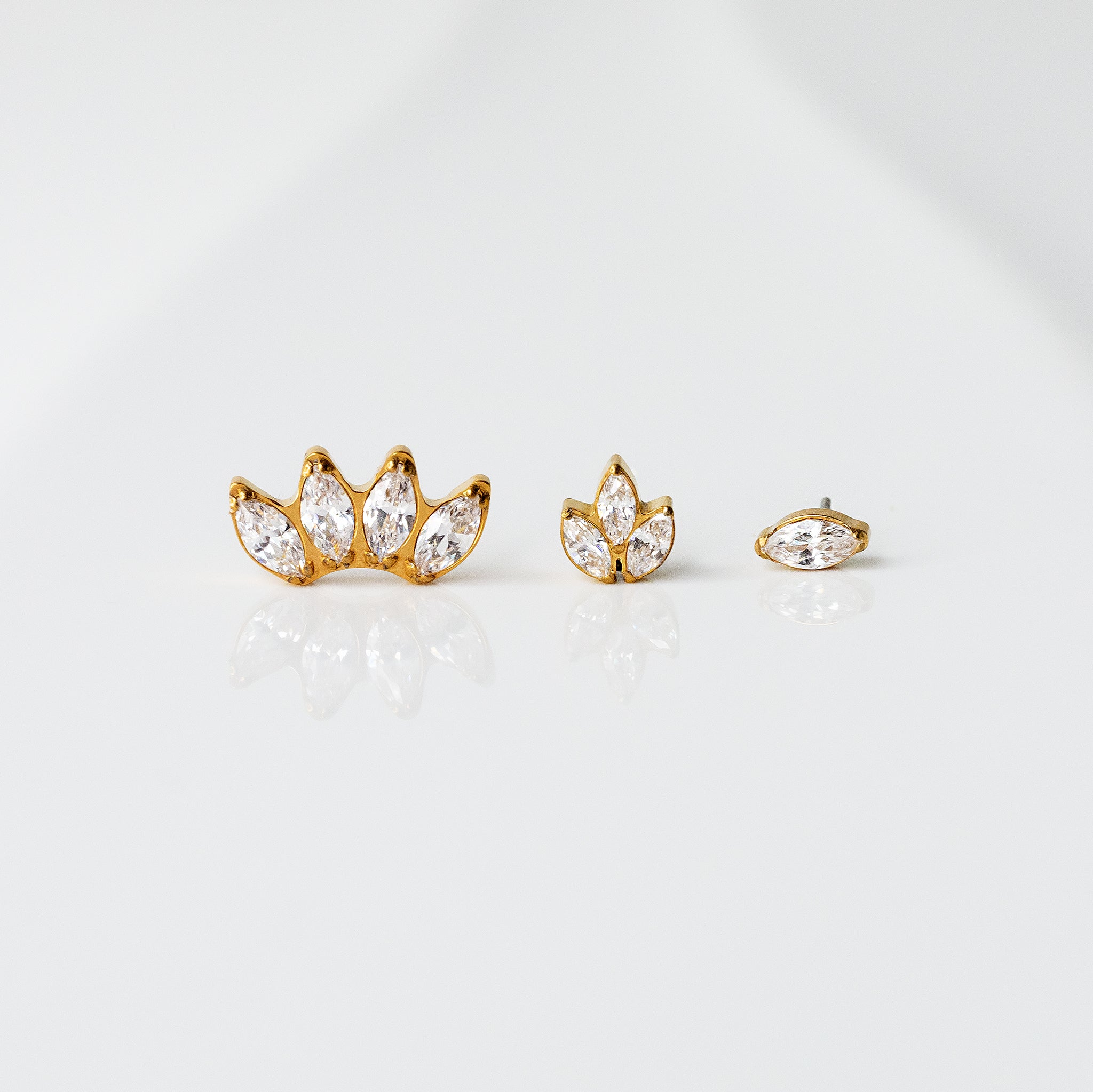 Earrings | Gold Earrings, Diamond Simulant Earrings & More - Secrets Shhh