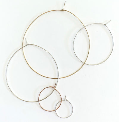Weightless Small Hoops