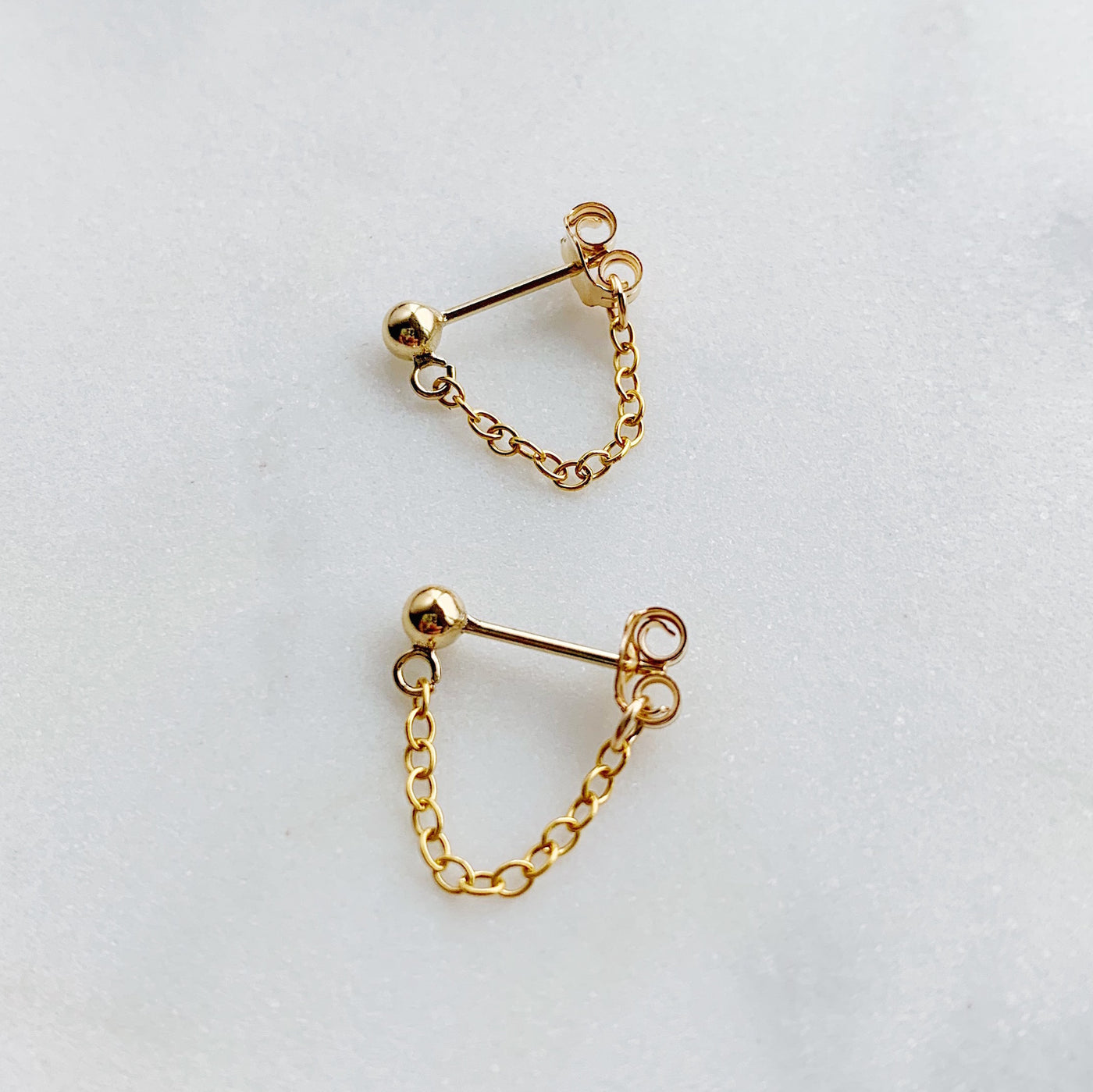 Aria Chain Cuff Earrings