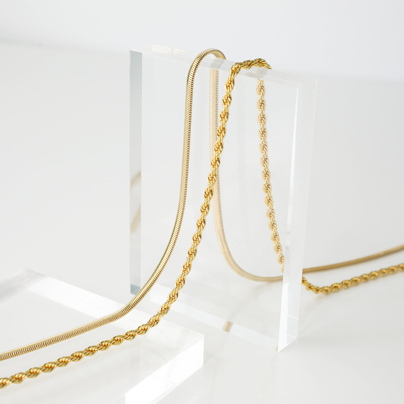 Bianca + Palma Chain Necklace Layering Set