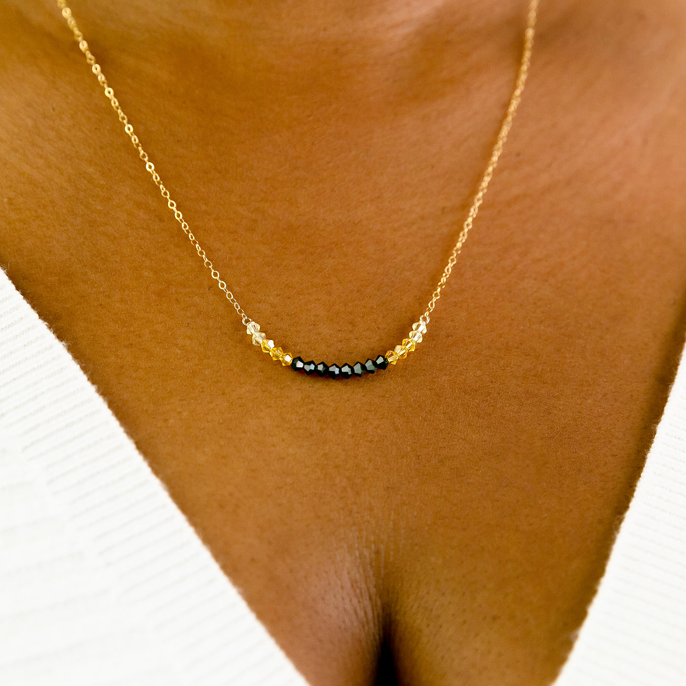 Endometriosis Awareness Necklace - Benefits Endo Black