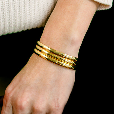 Smooth Domed Cuff Bracelet
