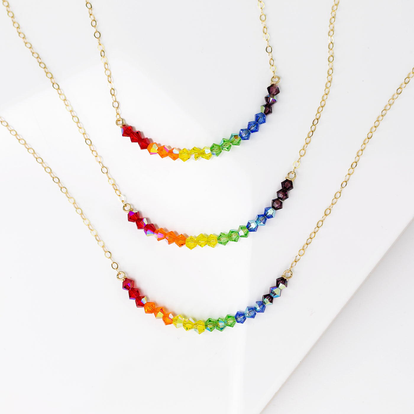 Rainbow Necklace - Benefits LGBTQIA+ Causes